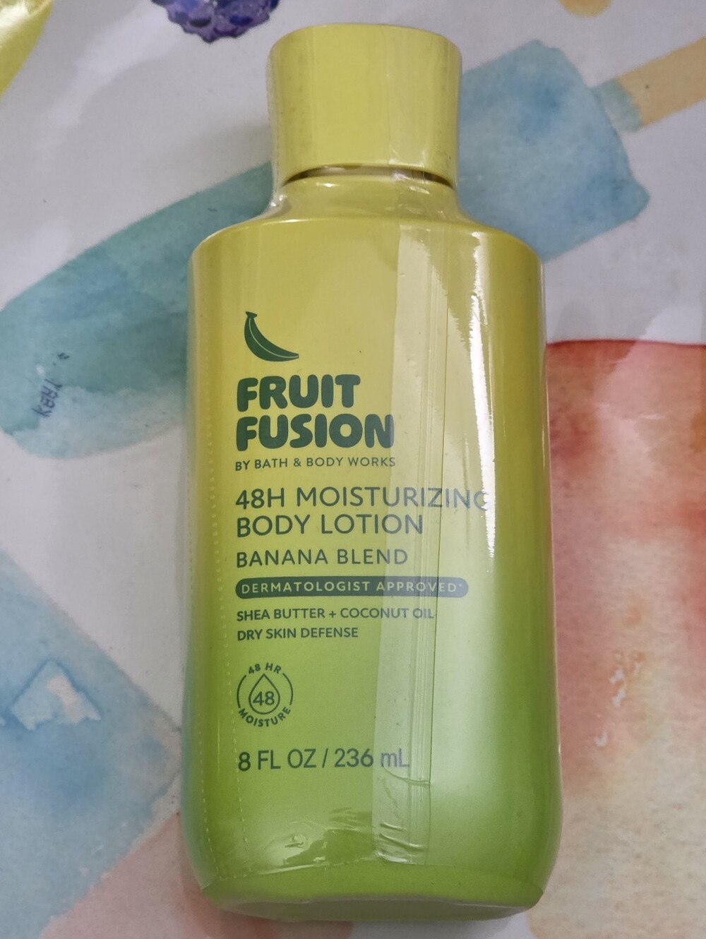 Bath & Body Works Fruit Fusion Banana Blend Body Lotion 8oz NEW Ultra RARE